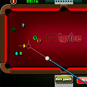 Игра Последовательный бильярд онлайн